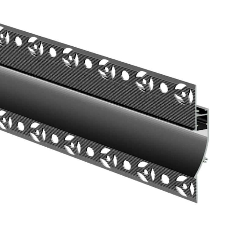 Plaster In Aluminium Drywall Waistline LED Channel For 8mm Strip Light